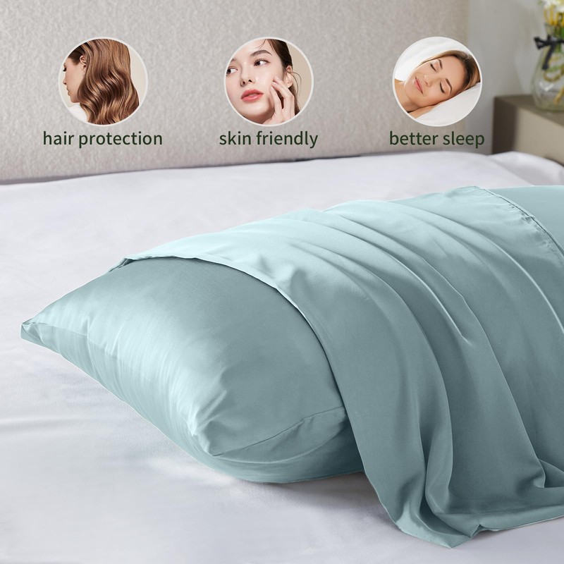 Mulberry Silk Pillowcase - Soft, Breathable, Smooth Both Sided Natural