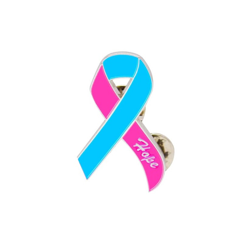 Pink & Blue Pregnancy Loss Awareness Pin | Enamel Memorial