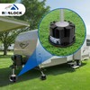 ROBLOCK 6''H Trailer Jack Block with Bag, RV Camper Stabilizer