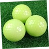 Parliky 6Pcs Luminous Golf Balls for Night Training Soft Fluorescent