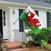 Welsh Flag Dragon Tartan - Wales Flag - Wales Dragon