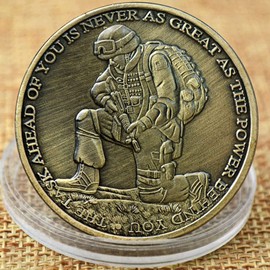 The Task Ahead Military Challenge Coin