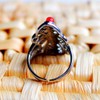 Lzz 925 Sterling Silver Healing Hollow Stone Adjustable 7 Chakra