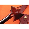 Damascus Steel Cabin Axe, 12 Inches Long Hand Forged rain