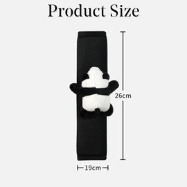 Car Panda shoulder protector Seat belt protector children's neck soft creative cartoon cute interior decoration
