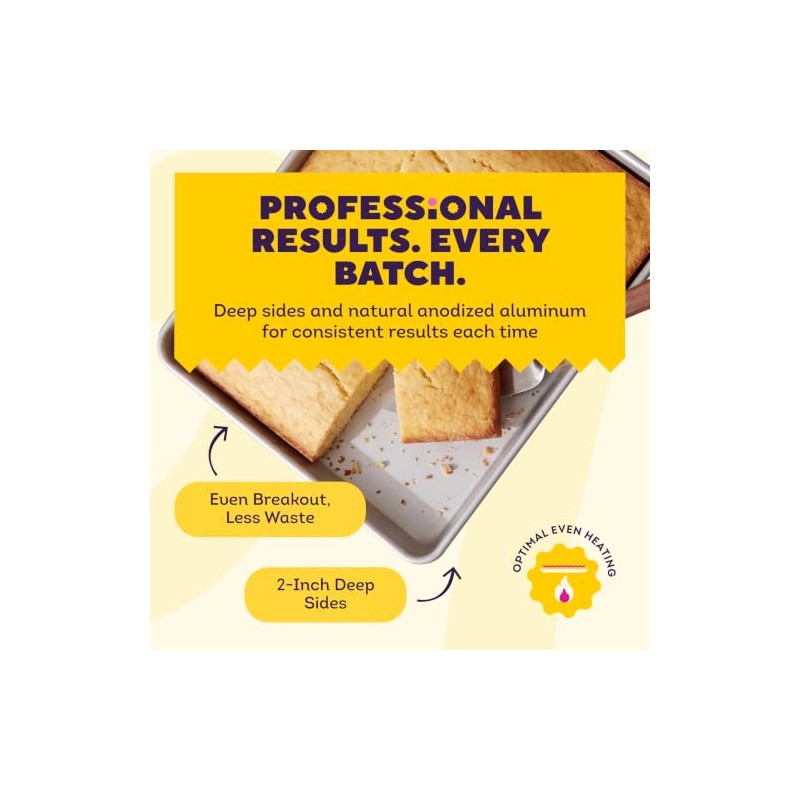 Wilton 2105-1308 Molde alto rendimiento rectangular 22.8 x 30.4 x