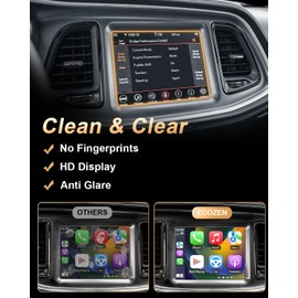 Screen Protector For 2015-2023 Challenger(R/T Scat Pack/SRT Hellcat/SRT Hellcat Redeye/SRT Super Stock) Accessories - 8.4-Inch Navigation Screen Protector 9H Tempered Glass - HD & Anti-Fingerprints