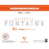 Clairefontaine 96349C Watercolor block Fontaine Satiné (100% rag, fine-grained, smooth,