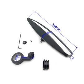 SMT- Grab Handle 1.75" Rear View High Impact Mirror Compatible with UTV POLARIS RZR XP 1000 900 800