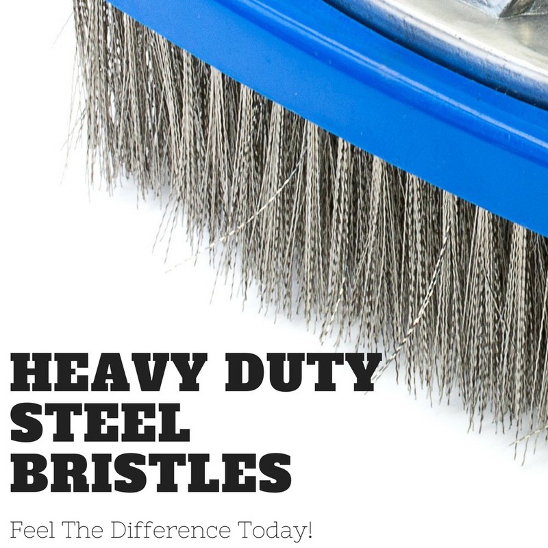 Aquatix Pro Heavy Duty Pool Brush, Durable 10" Swimming Pool