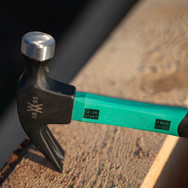 American Roofing Hammer 16 oz with 2K Fibreglass Handle from