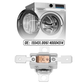 Thermostat für Wäschetrockner Kompatibel mit Hoover, Kompatibel mit Candy 155431.006L, 155431.0061, 40004314, 40004315, 41042962, 40007274