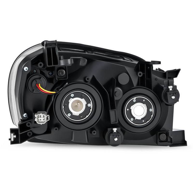 Preenex Headlights For 2009-2012 Toyota RAV4 Black Housing Headlamps Pair