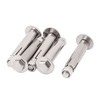sourcingmap M6 x 50mm Hex Nut Expansion Anchor Screws Bolts