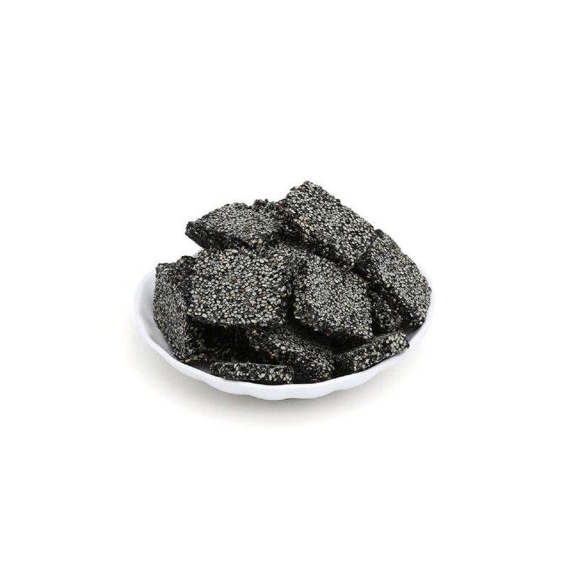 Zhejiang Specialty: Traditional Handmade Black Sesame Peanut Maltose Candy 250g/8.8oz