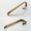 Flybath Hand Towel Rail Antique Brass Open Towel Ring Holder