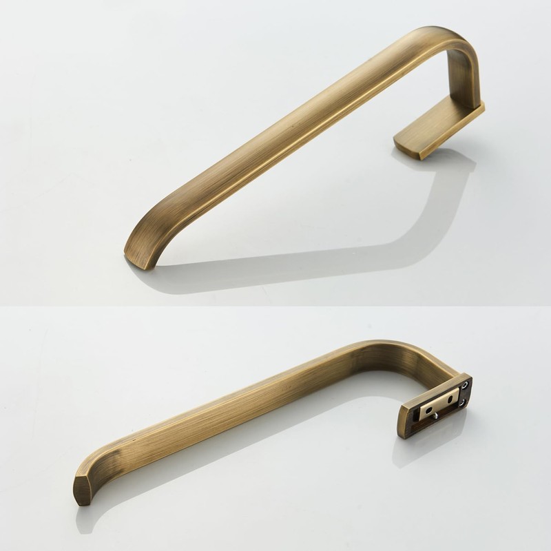Flybath Hand Towel Rail Antique Brass Open Towel Ring Holder