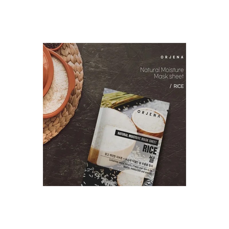 Mascarilla Facial Orjena De Arroz 10 Piezas