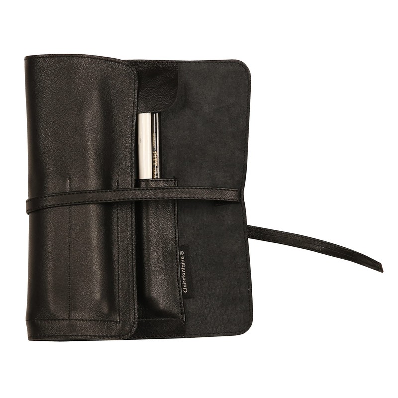Clairefontaine - Ref 930026C - Flying Spirit Leather Pencil Case