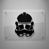 Yoonek Graphics Clone Trooper Vinyl Decal Sticker # 852 (4"