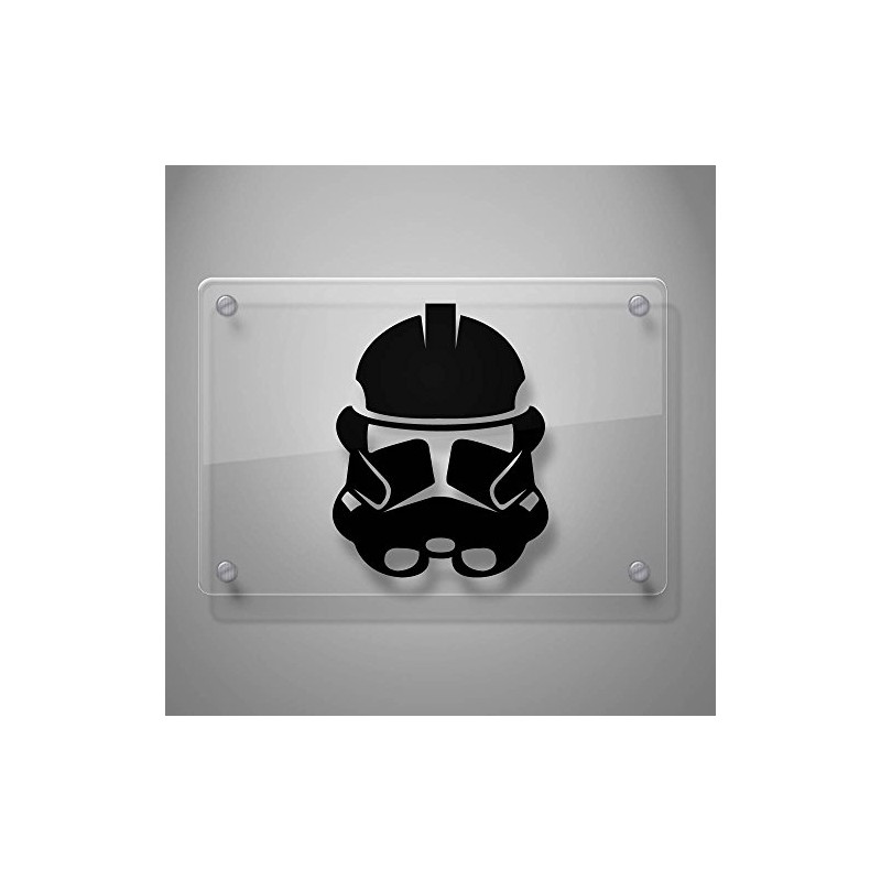 Yoonek Graphics Clone Trooper Vinyl Decal Sticker # 852 (4"
