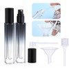 Seafulee 5PCS Cologne Atomizer Empty, 10ML Mini Perfume Bottles Refillable