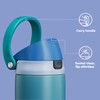 Encool Insulated Stainless Steel Water Bottle with Straw - Leak