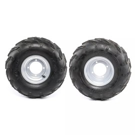 Unbranded 2PC 16x8-7 Tire & Rim 4 Stud Wheel 16x8x7 for Go Cart ATV Quad Taotao Coolster