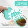 Replacement Lids for Pyrex 7200-PC 2 Cup, Silicone Round Storage