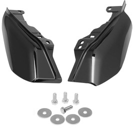 AQIMY Black Mid-Frame Air Deflector Heat Shield Trim Cover for Harley Touring Electra Street Glide Road Glide Trike 2017-2022