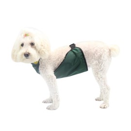 BT Bear Dog Harness, Chest and Belly Protector Pet Vest Harness Breathable Waterproof for Dogs Cats Corgi (Large, Green)