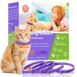 Calming Collar for Cats | Calming Cat Collars Adjustable Soother Anxiety Relief & Stress | Comfort Cat Calm Collars Water Resistant | Pheromone Collar for Cats Rapid Effect Lasts 45 Days (Purple)