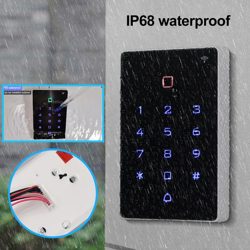 HERNAS Smart Access Control System Kit, IP68 Outdoor Waterproof Door