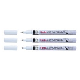 Pentel Set of 3 Paint Markers MFP10 Extra Fine Tip White