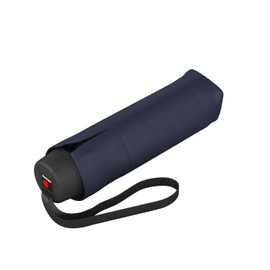 Knirps Umbrella I.010 Small Manual with Umbrella Bag, Small Umbrella for Travel, Hand Opener, Pocket Umbrella, Windproof & Lightweight, Mini Umbrella, navy