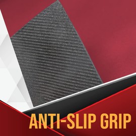 Boxer 27" x 15' Neoprene Floor Runner - Anti-Slip Resistance - Reusable Floor Protection - for Moving, Business, Home, Garage – Red