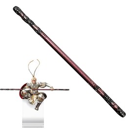 AEIOPRS 1 x 12 cm Black Wukong Gold Ribbon Rod Sun Wukong Decorative Artwork Sun Wukong Decorative Collectibles