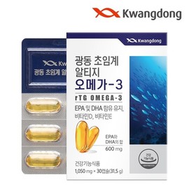 Guangdong Supercritical Altige Omega 3 Vitamin E 30 capsules 1 box / Vitamin D blood circulation and dry eye improvement / 광동 초임계 알티지 오메가3 비타민E 30캡슐 1박스 / 비타민D 혈행 눈건조개선
