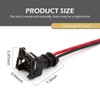 yorpyep 4 PCS Fuel Injector Connector, Extended Pigtail Wiring Harness