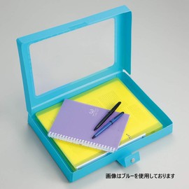 LIHIT LAB CUBEFIZZ A4 Hand Case, Clear Window, Purple A699-10