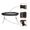 Karteo Race Number Strap [Pack of 1] Running Belt Black