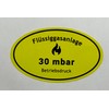 JANSTAHL Motorhome Sticker Set Gas G 607 Weight Height Width