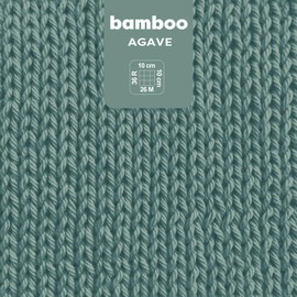 myboshi Bamboo Natural Soft Bamboo Cotton Yarn Crochet Knitting Yarn Heavy Duty 50g 125m (125m) - 1 Skein