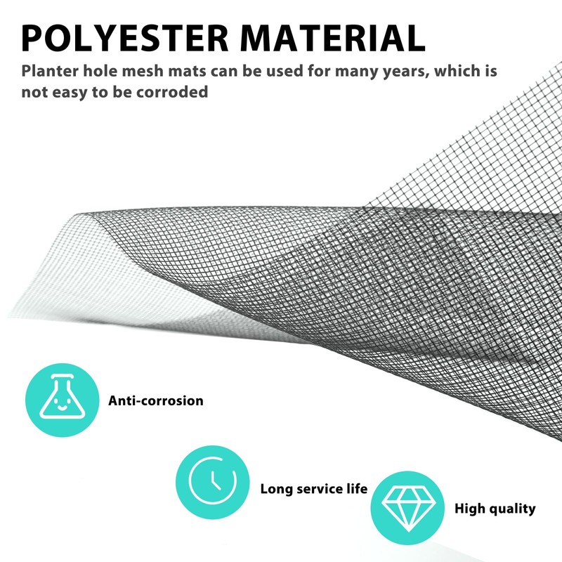 Flower Pot Hole Mesh Pad 10PCS 11.8 X 7.8 Inch/
