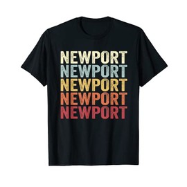 Newport Maine Newport ME Retro Vintage Text T-Shirt