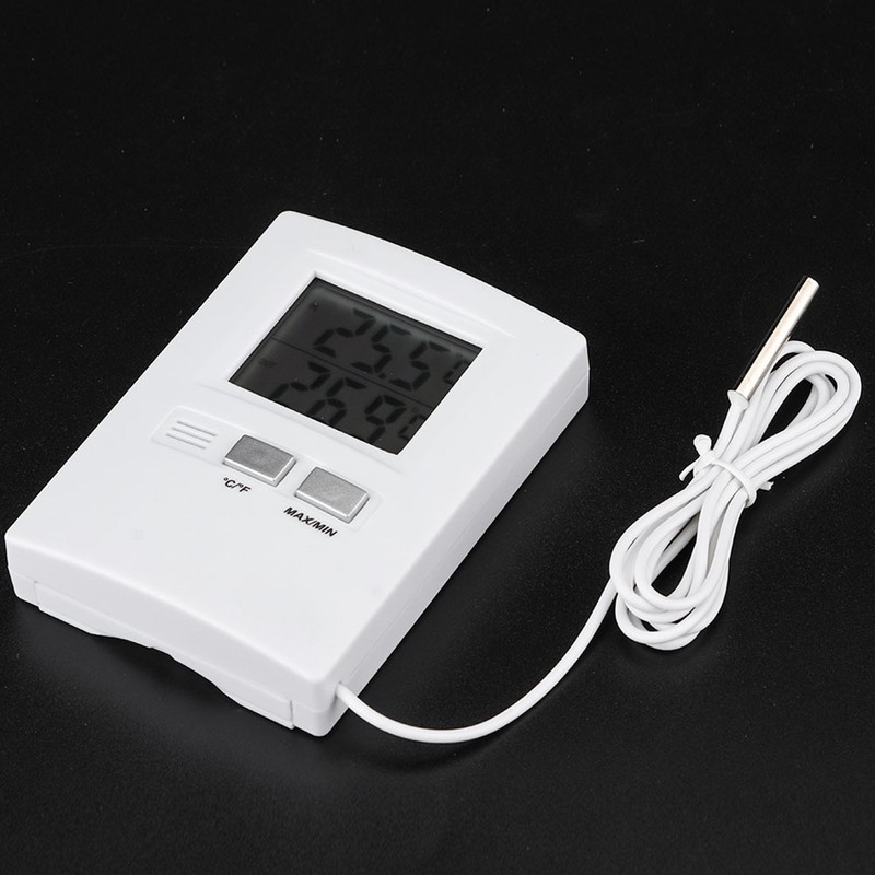 High Precision LCD Digital Indoor&Outdoor Thermometer Temperature Meter Tester Battery