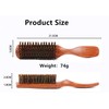 Anti-Itch, Growth-Promoting Stiff Boar Bristles Beard Brush for Men’s Grooming,