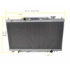 Zongheng Universal Aluminum Radiator for 2001-2005 Honda Civic SI 2.0L