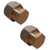 10mm Brass Compression Stop End – Pack of 2 |