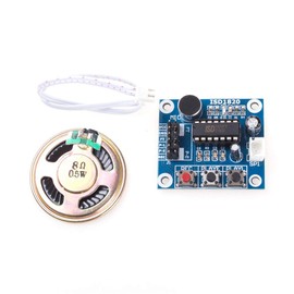 ANGEEK ISD1820 Recording Module Voice Playback Module Mic Sound Audio Telephone Board With Microphones + Loudspeaker for arduino